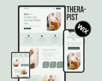 Wix Website Template for Therapists: Mental Health & Counseling Site