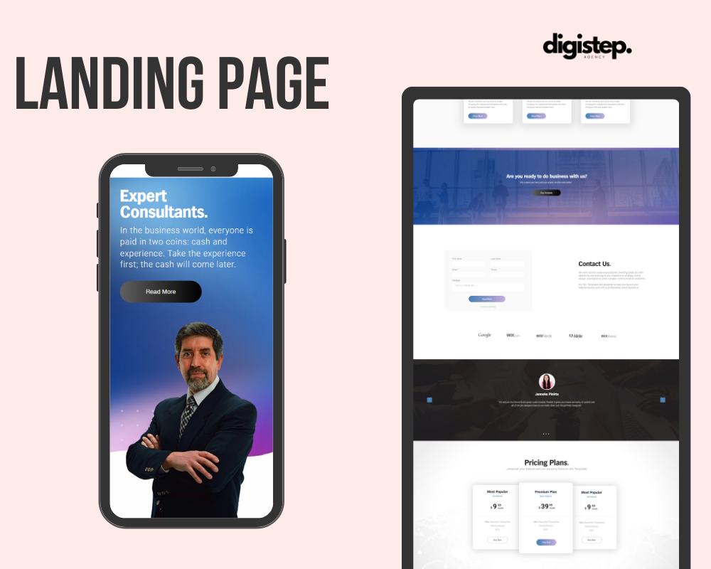 Wix Consulting Website Template Professional Business Design Etsy