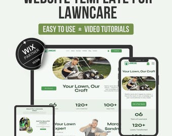 Wix Lawncare Website Template: Landscaping & Gardening Services