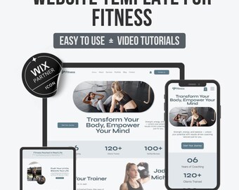 Wix Fitness Website Template: Personal Trainer & Gym Coach