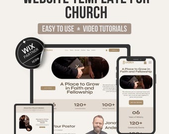 Wix Church Website Template: Faith & Ministry Design