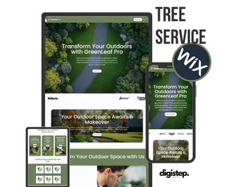 Wix tree service website | Landscaping Services Wix Layout, Gardening Business Wix Theme, Landscaping Website Template, Lawn Care Website