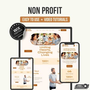 Wix Nonprofit Website Template: Charity, NGO, & Fundraising Design