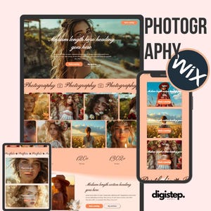 Wix template boho | Wix websites boho, Wix photography website template, Wix website template photography, Wix template for photographer
