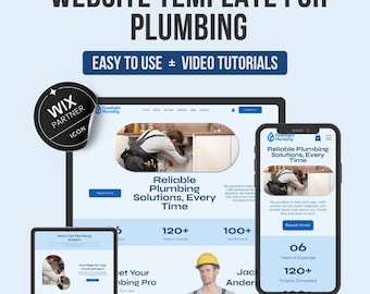 Wix Plumbing Website Template: Professional Contractor Design