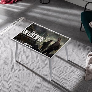 The Last of Us Canvas Coffee Table - TLOU Movie Poster Design for Gaming Enthusiasts and Modern Homes image 5