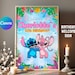 Lilo Stitch Welcome Sign Template, Printable Birthday Party Stitch ...