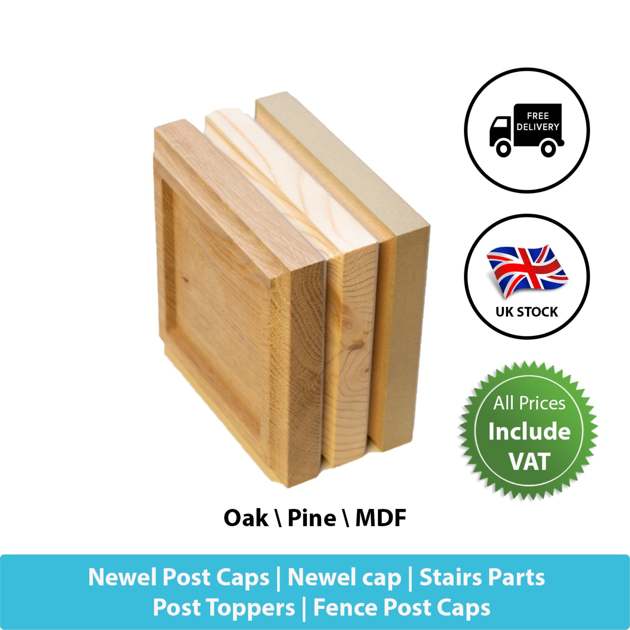 Newel Post Caps Newel Cap Stairs Parts Post Toppers Fence Post Caps Square Staircase Newel Post