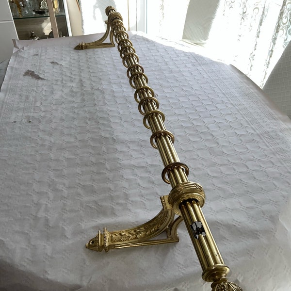 Brass Curtain Rod - Etsy