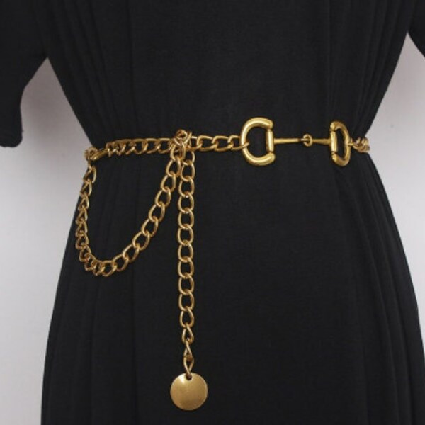 Gold Chain Belt - Etsy