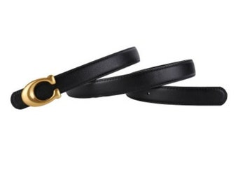 Ceinture lettre c, ceinture c de luxe, ceinture c, ceinture à boucle c, ceinture pour hommes de mode, ceinture en argent à boucle c, cadeau pour hommes