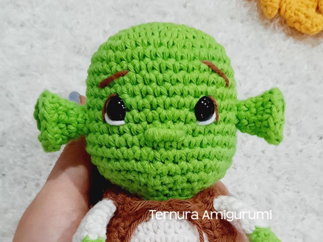 Shrek Amigurumi Crochet Pattern - PDF Tutorial in English - Fun Gift ...