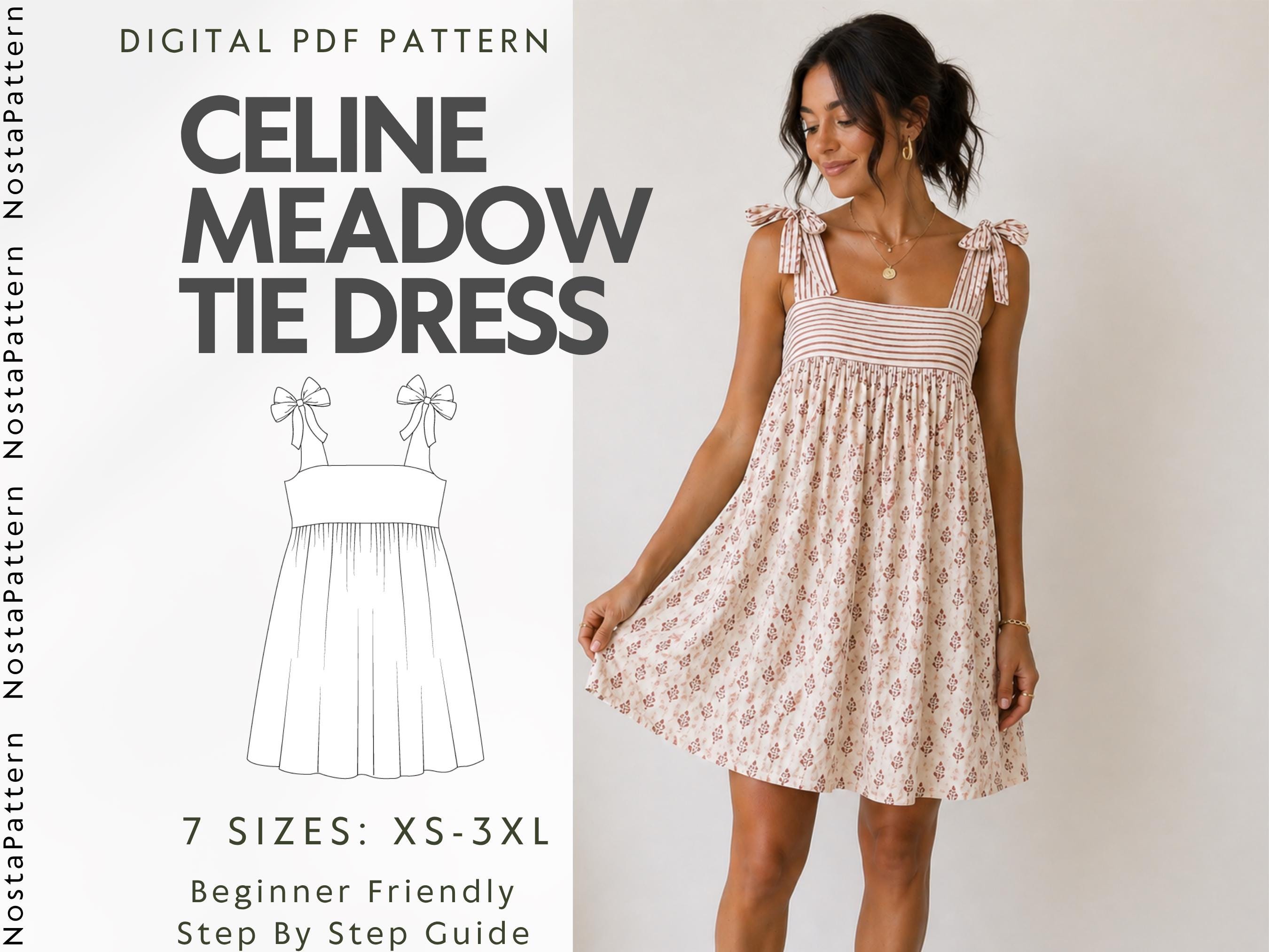 Flowy Dress Pattern - Etsy