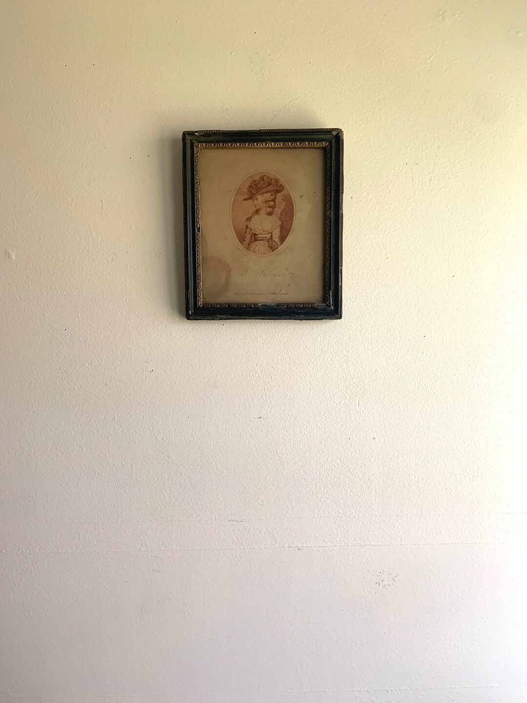 Antique 18th Century Portrait Art Print / Antique Framed Art / Antique ...