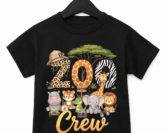 Zoo Crew PNG, Animali della savana, Progetto per gita allo zoo per bambini (Download digitale)