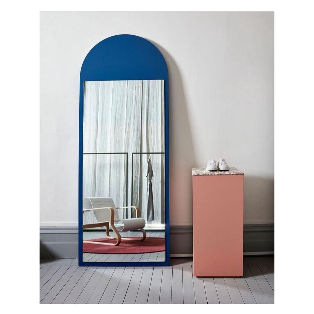 Unique Floor Mirror Long Full Body Mirror Full Length Mirror Etsy