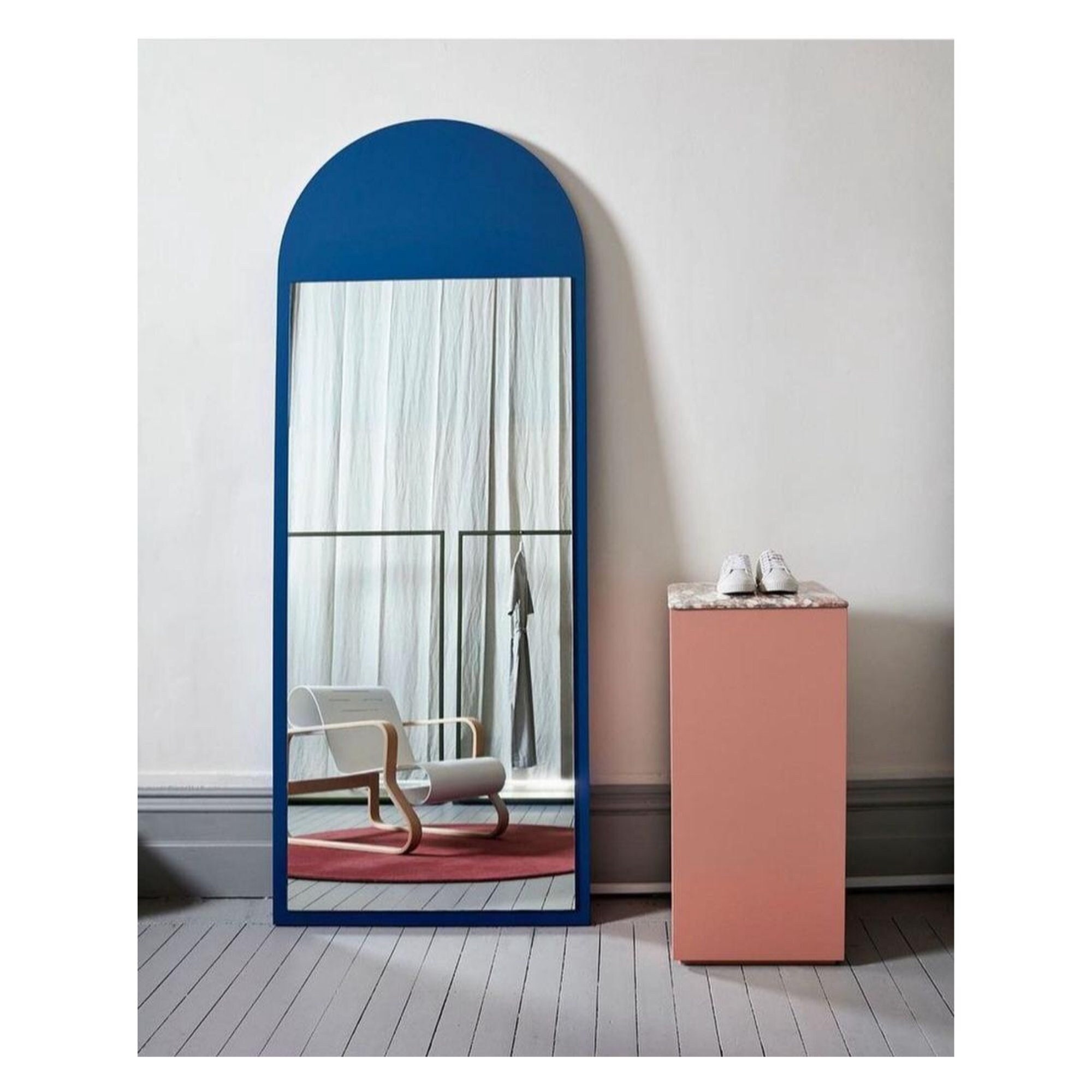 Unique Floor Mirror Long Full Body Mirror Full Length Mirror Etsy