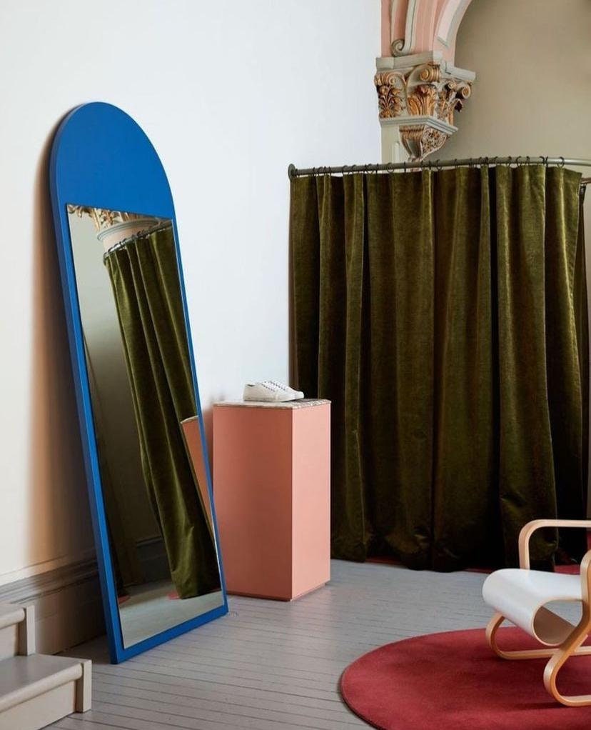 Unique Floor Mirror Long Full Body Mirror Full Length Mirror Etsy