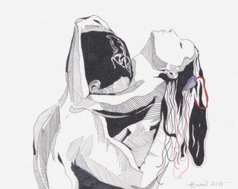 Lovers 3 8.5” x 11”