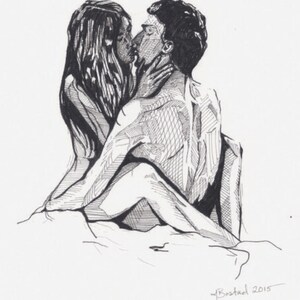 Lovers 1 8.5” x 11”