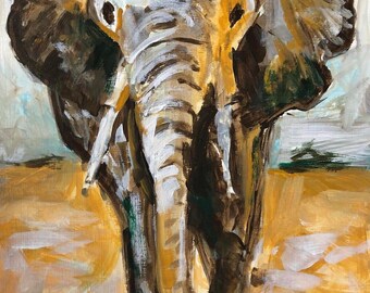 Elephant 8.5” x 11”