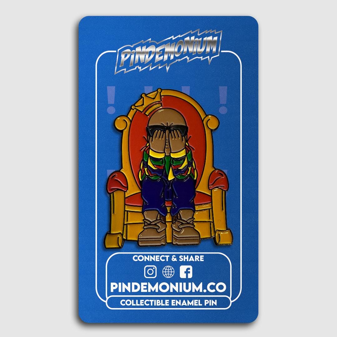 Biggie Rap Enamel Pin: 90s Hip Hop Tribute Lapel Pin - Etsy