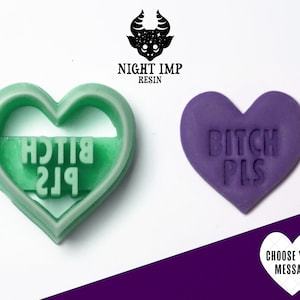 Anti-valentijnskaart Snoepgesprek Liefdesharten Polymeerklei Oorbelhanger Cutter Tool Hars Gedrukt Onbeleefd Aanstootgevend Grappig Sieraden maken