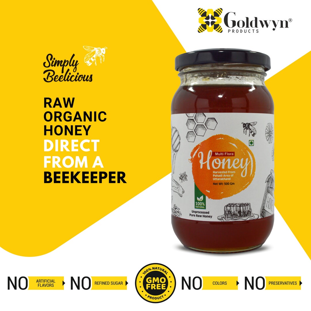 100 Natural Pure Honey Raw and Organic Sourced Ethically From