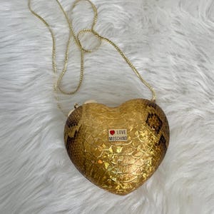 Vintage Moschino Heart Bag - Etsy