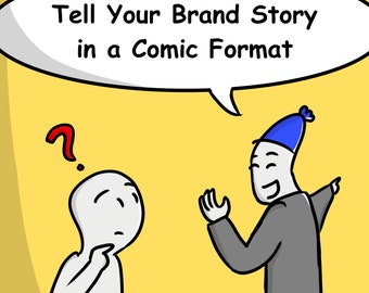 Customized Comic for Social Media Marketing, Brand Strorytelling via Visual art, Catoon, Comic illustrations, Personalized Digital product