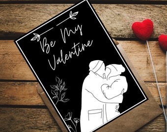 Valentine's Day Card, Digital Downloadable and Printable cards for Valentines day, heartfelt, romantic, love cards, 3 together pack