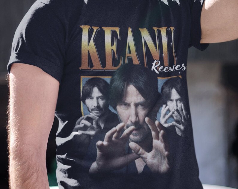 Vintage keanu reeves shirt, keanu reeves homage tshirt, keanu reeves john wck tee, keanu cyberpunk retro 90s movie, keanu the one