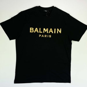 Balmain Paint Print T-Shirt