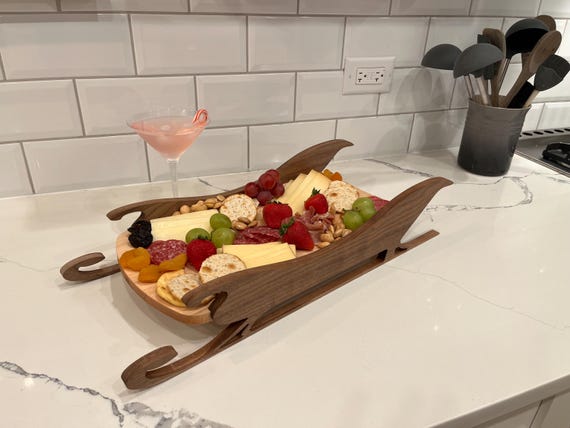 Santa Sleigh Charcuterie Board