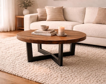 Round "Frontier" Coffee Table
