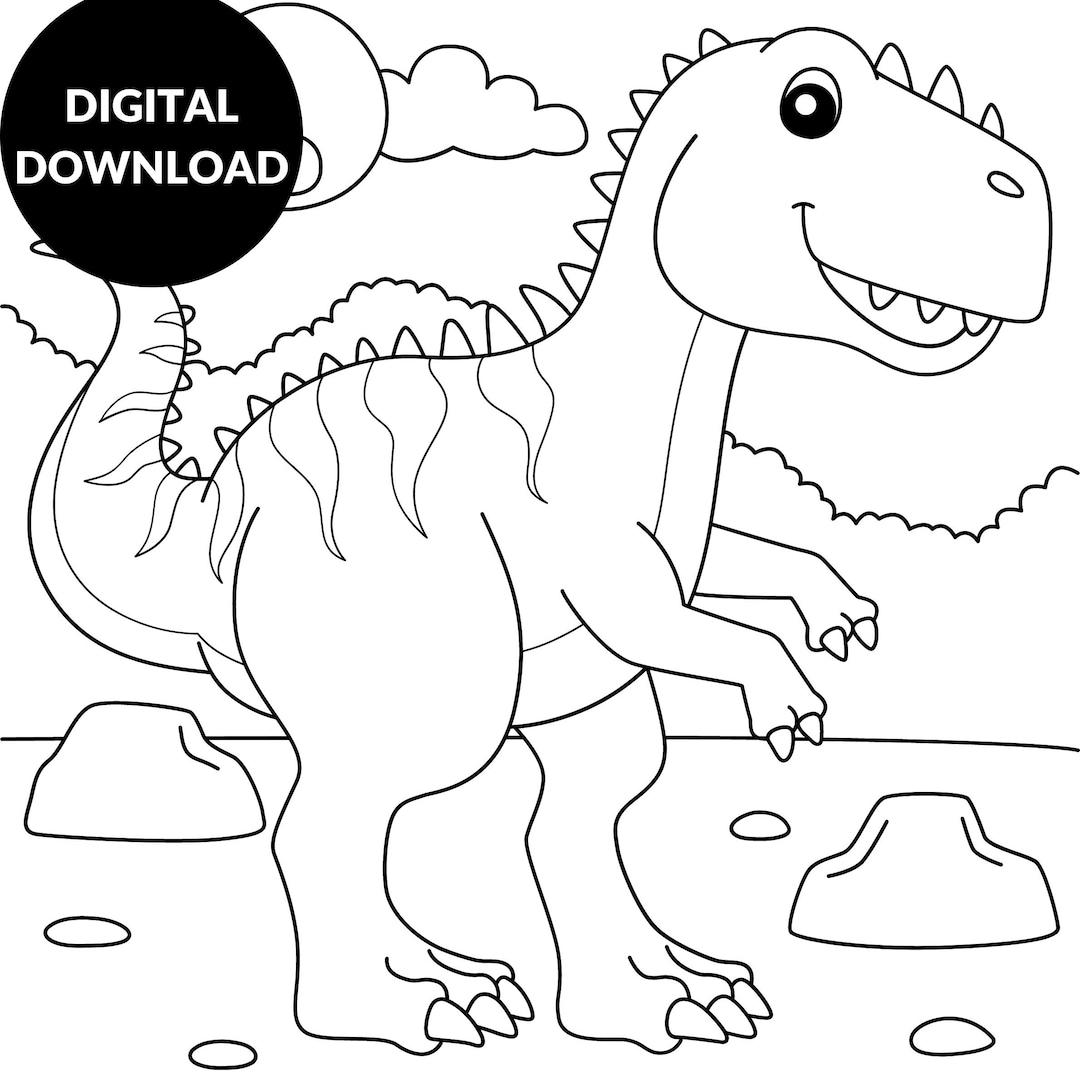 Printable Dinosaur Coloring Pages, Printable Dinosaur, Printable
