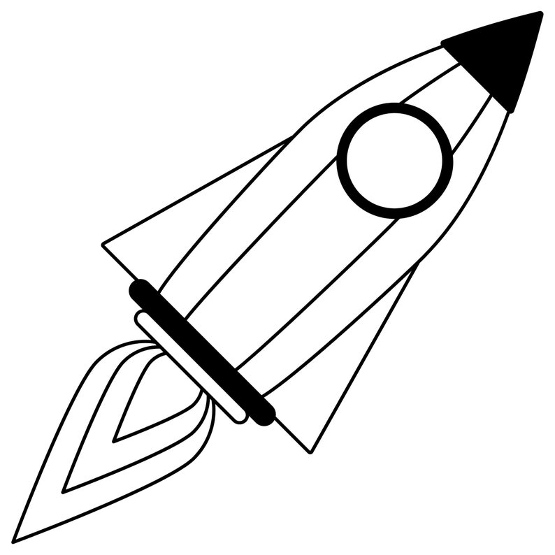 Printable Kids Coloring Pages, Printable Rocket, Printable Rocket ...