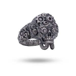 Gothic Skull Ring | 925 Sterling Silver | Edgy Design | Statement Jewelry