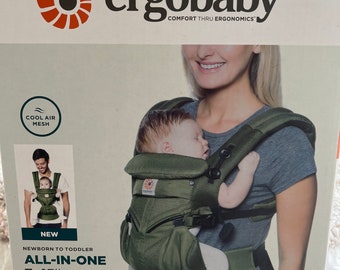 Ergobaby Omni 360 cool air mesh in colour khaki green