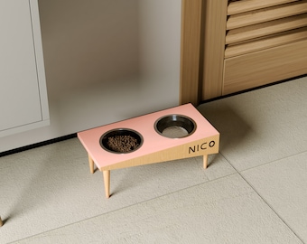 Personalized Dog Feeder, Cat feeder, Dog feeder w/ name, Cat feeder w/ name