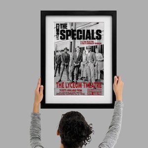 The Specials - Lyceum Theatre Concert London 1979 - Three Framed Print Options EXCLUSIVE