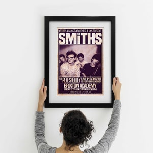 The Smiths 1986 Their Final Concert - Three Framed Print Options EXCLUSIVE