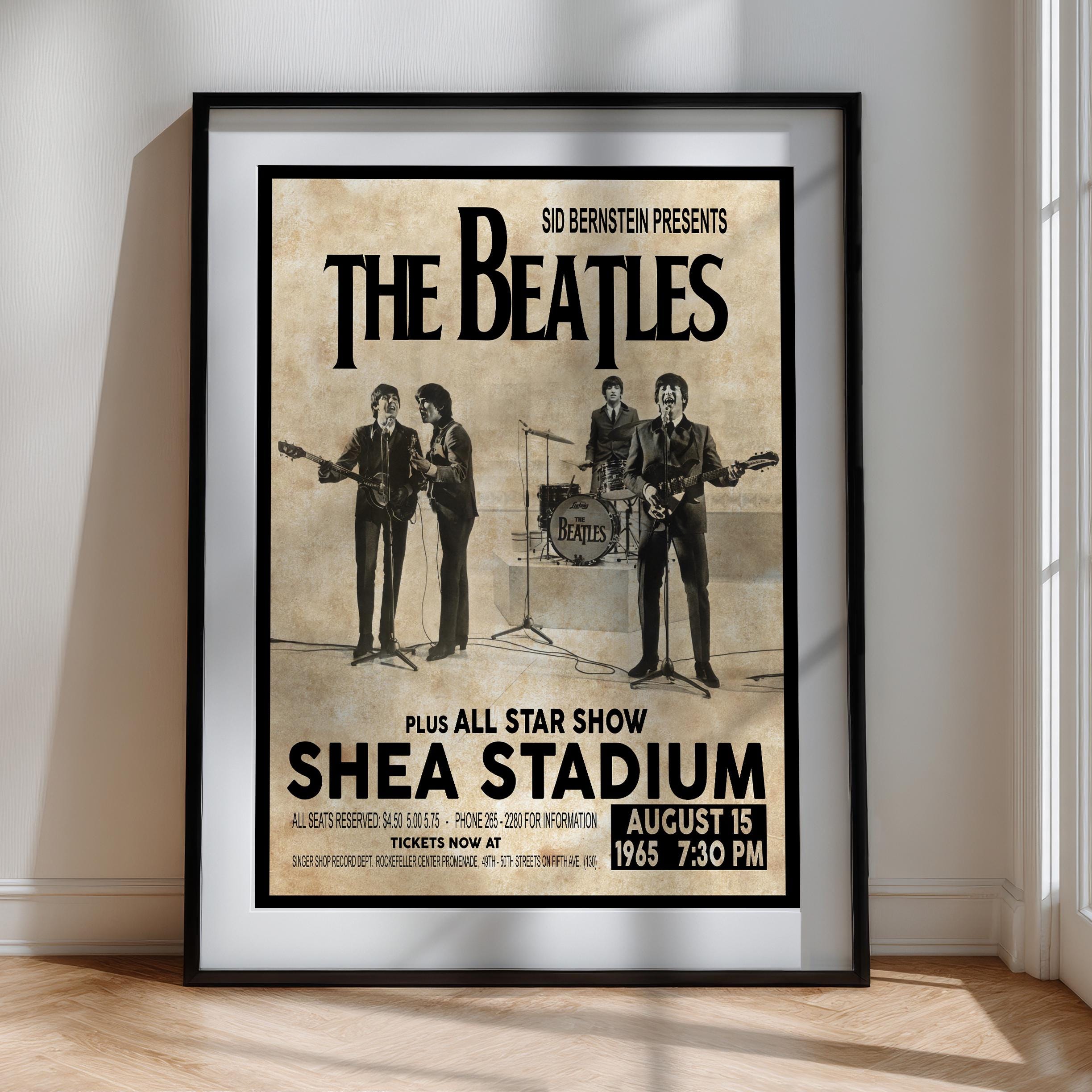 Beatles Shea Stadium - Etsy