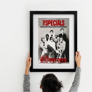 The Specials Final Coventry Concert 1981 - Three Framed Print Options EXCLUSIVE