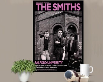 The Smiths Salford 1986 Concert - Multi-Size Prints and Posters - UK and USA Options EXCLUSIVE