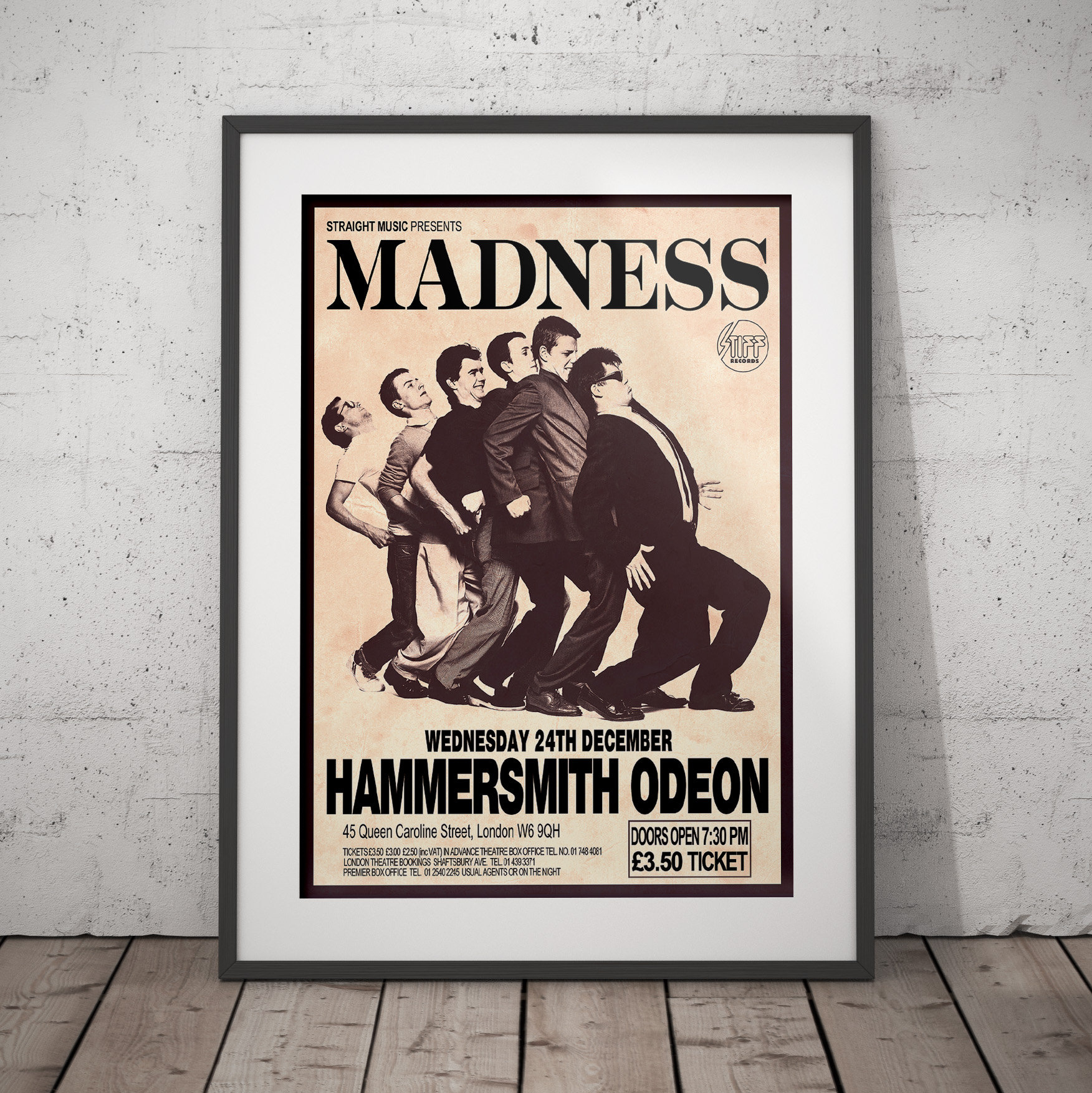 Madness Hammersmith London 1980 Concert MultiSize Prints and