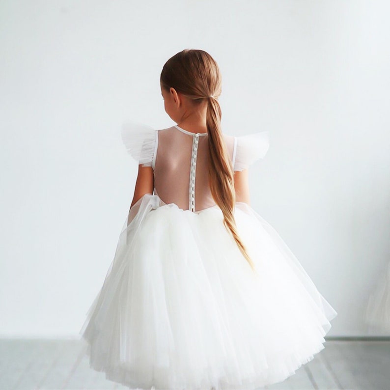 Black Tulle Toddler Flower Girl Dress Baby Girl Dress Special Etsy