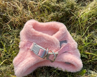 Pink Puppy Harness, Cat Harness, Kitten Harness, Cat Harness and Lead, Small Dog Harness, Dog Collar and Lead, Cat Accessories, Cat Collar