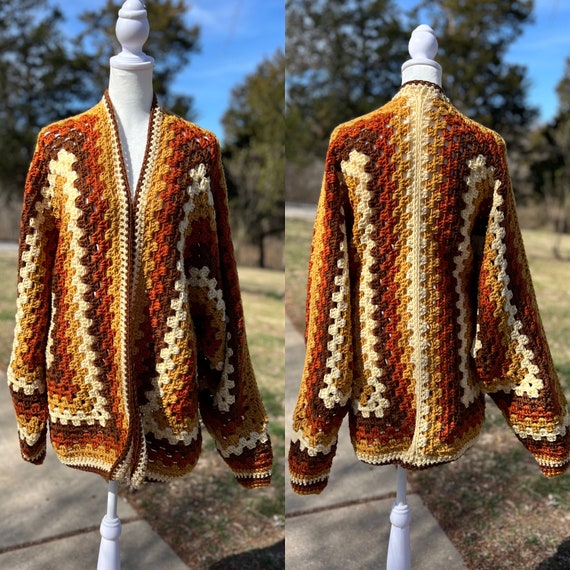 Patch Custom Order Cardigan, Trendy Handmade Sweater