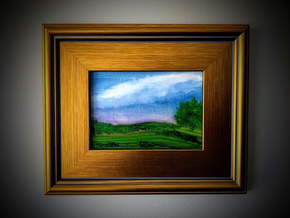 Original Framed Landscape Oil Painting
